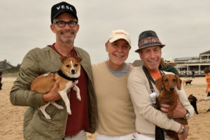 John Hall, Michael Fazio and Jeffrey Brody accompanied by Cody and Rex