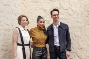 Breakthrough artists Kayli Carter, Amandla Stenberg and Cory Michael Smith at Rowdy Hall in East Hampton