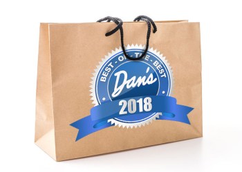 Dan's Best of the Best Shopping 2018 North Fork white paper bag