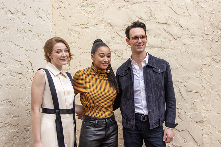 Breakthrough artists Kayli Carter, Amandla Stenberg and Cory Michael Smith, Photo: Barbara Lassen