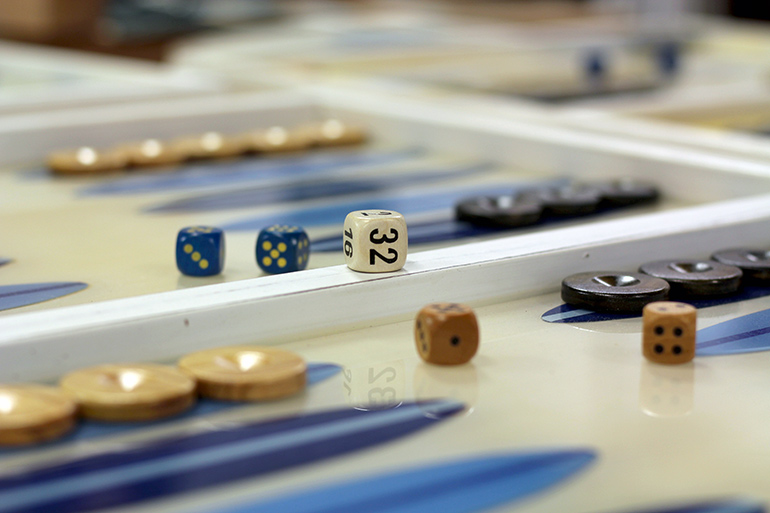 Studio Jean-Michel backgammon board