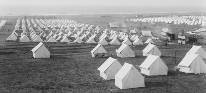 Tents at Camp Wikoff, Montauk