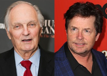 Alan Alda and Michael J. Fox