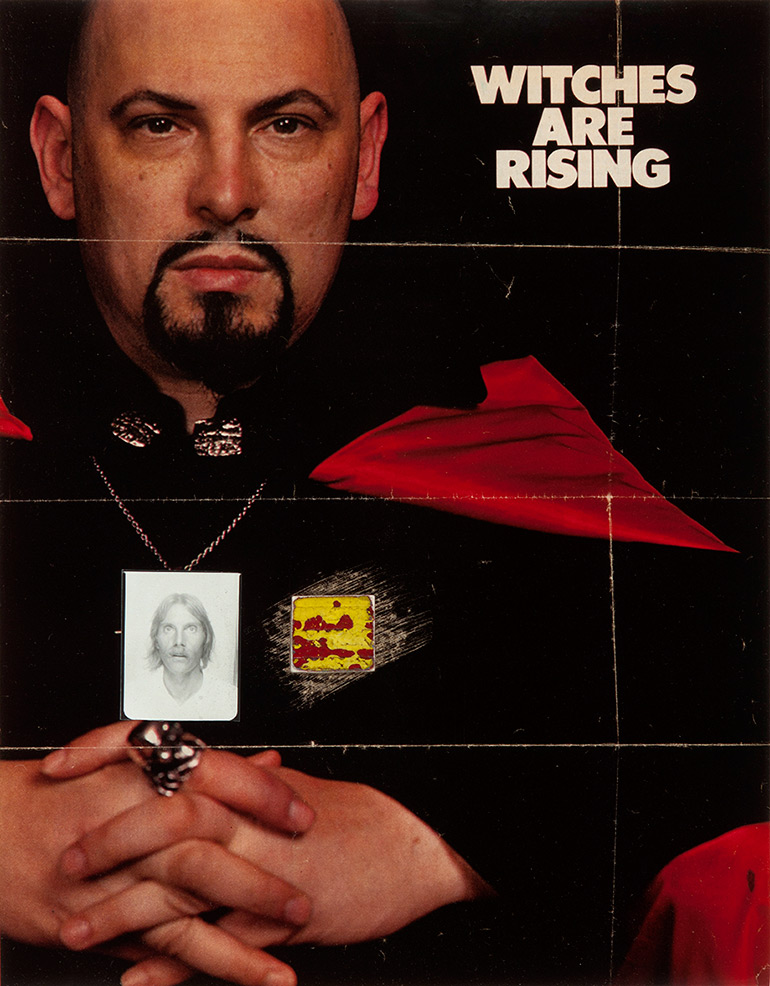 Anton LaVey collage by Ray Johnson