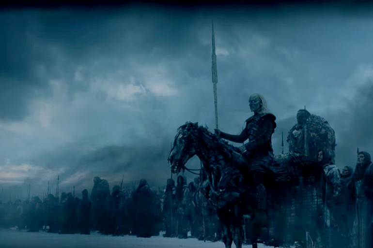 Game of Thrones Army of the Dead - Caravan invading U.S. southern border