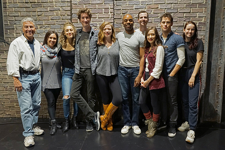 The cast of "The Great Gatsby" with Director Joe Minutillo (far left), Photo: Franki Sciacchitano