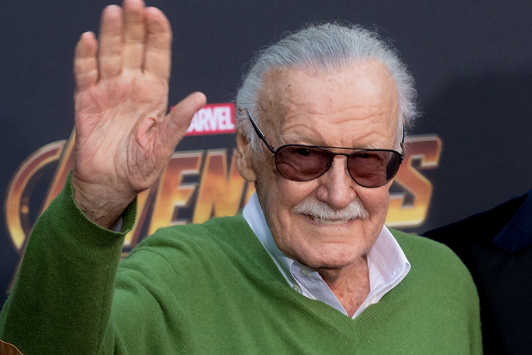 Stan Lee at the "Avengers: Infinity War" World Premiere