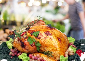 Thanksgiving turkey at gourmet food shop Hamptons North Fork