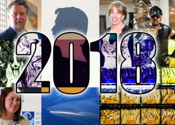 2018 Art Moments compilation: photos of people and artworks from the Hamptons and North Fork in 2018