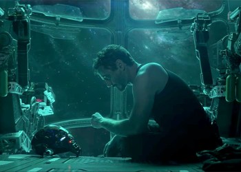 Robert Downey Jr. as Tony Stark, aka Iron Man, in the first 