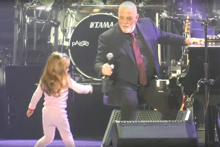 Billy Joel and Della Rose at MSG