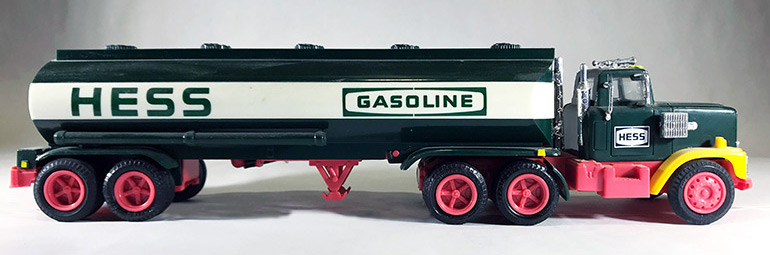 Chris Denon's 1984 Hess Toy Truck—an update on the 1977 Fuel Oil Tanker with a bank feature