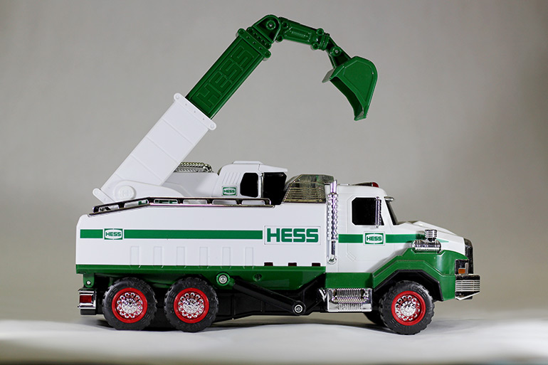2017 Hess Toy Truck dump truck and loader