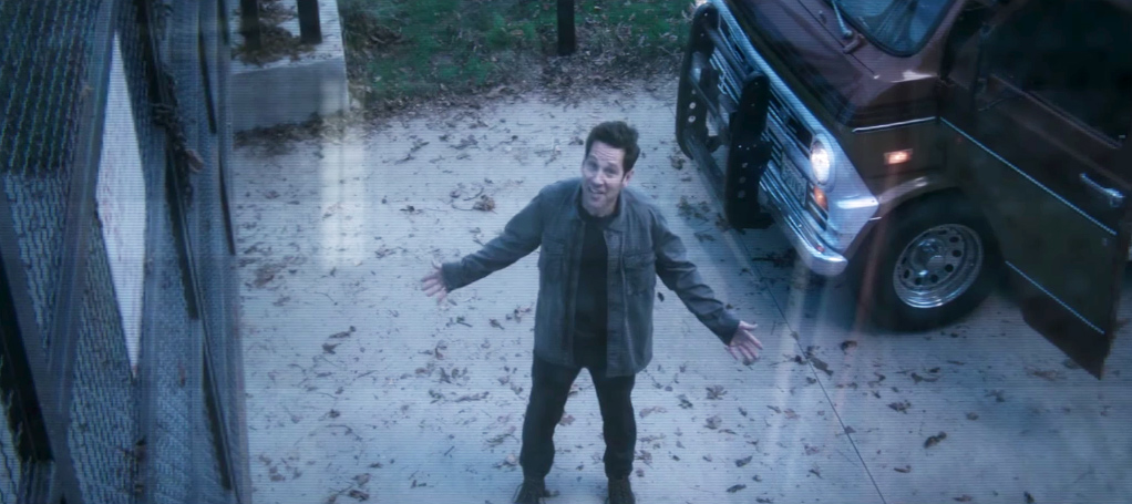 Paul Rudd in the Avengers: Endgame trailer