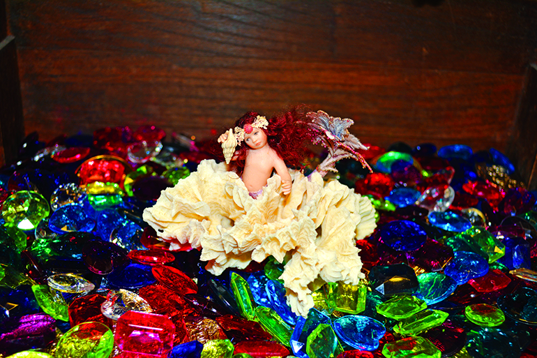 Stephanie Blythe figure (and loot) at Stevenson’s Toys and Games in Southampton, Photo: Stacy Dermont