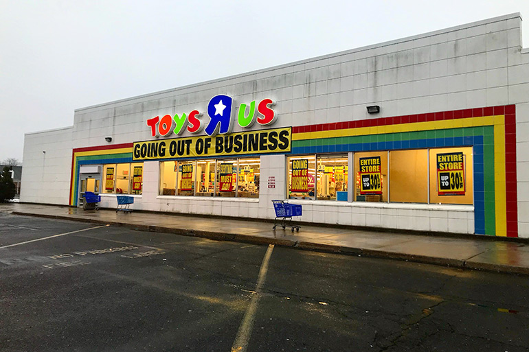 Riverhead's Toys R Us began clearing out this spring