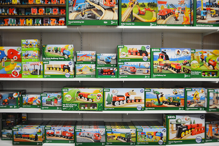 Brio products at Stevenson's Toys & Games