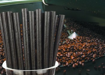 Hampton Coffee Company is using Paper Straw Girl paper straws