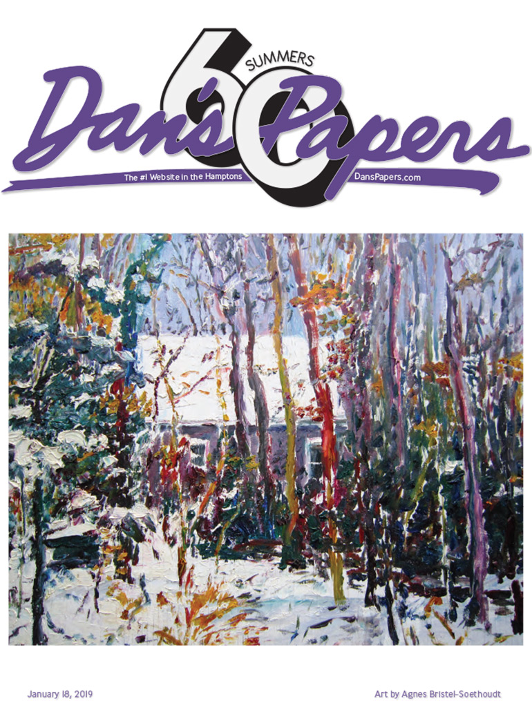 January 18, 2019 Dan's Papers cover art by Agnes Bristel