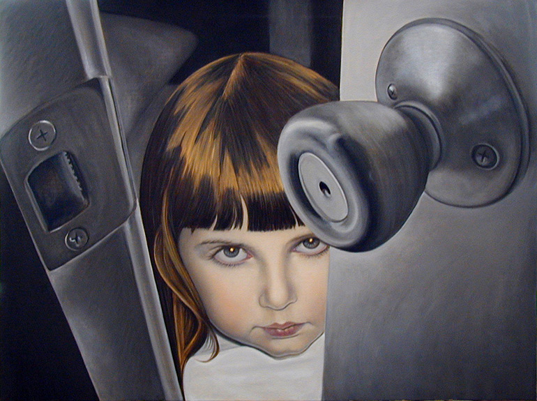 "Miranda at the Door" by Jane Kirkwood