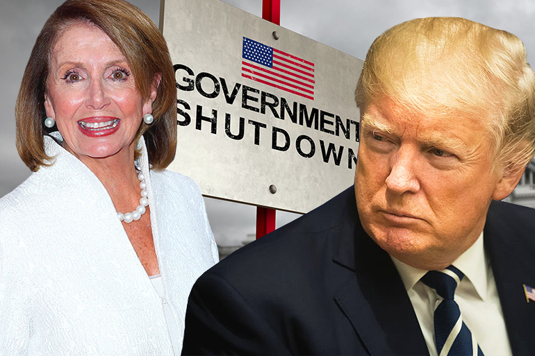 Nancy Pelosi vs. Donald Trump government shutdown