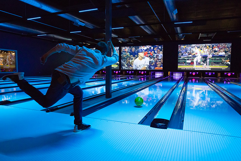 Bowling at The Clubhouse