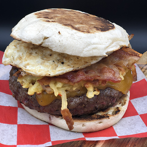 The Breakfast Burger at Union Burger Bar, Photo: Courtesy Union Burger Bar
