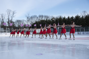 The Rinx Synchronized Skating Team performs to 