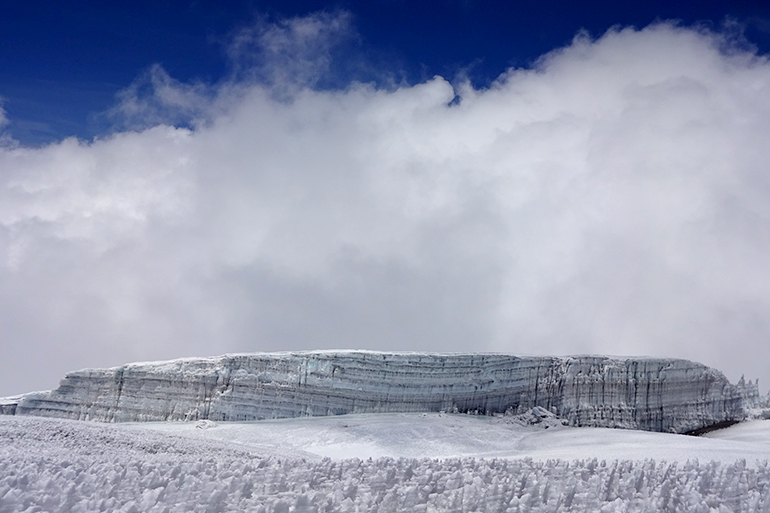 Kilimanjaro ice cap