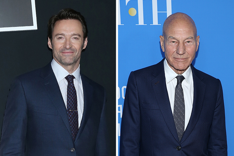 Hugh Jackman, Patrick Stewart, Photos: ©PATRICKMCMULLAN.COM