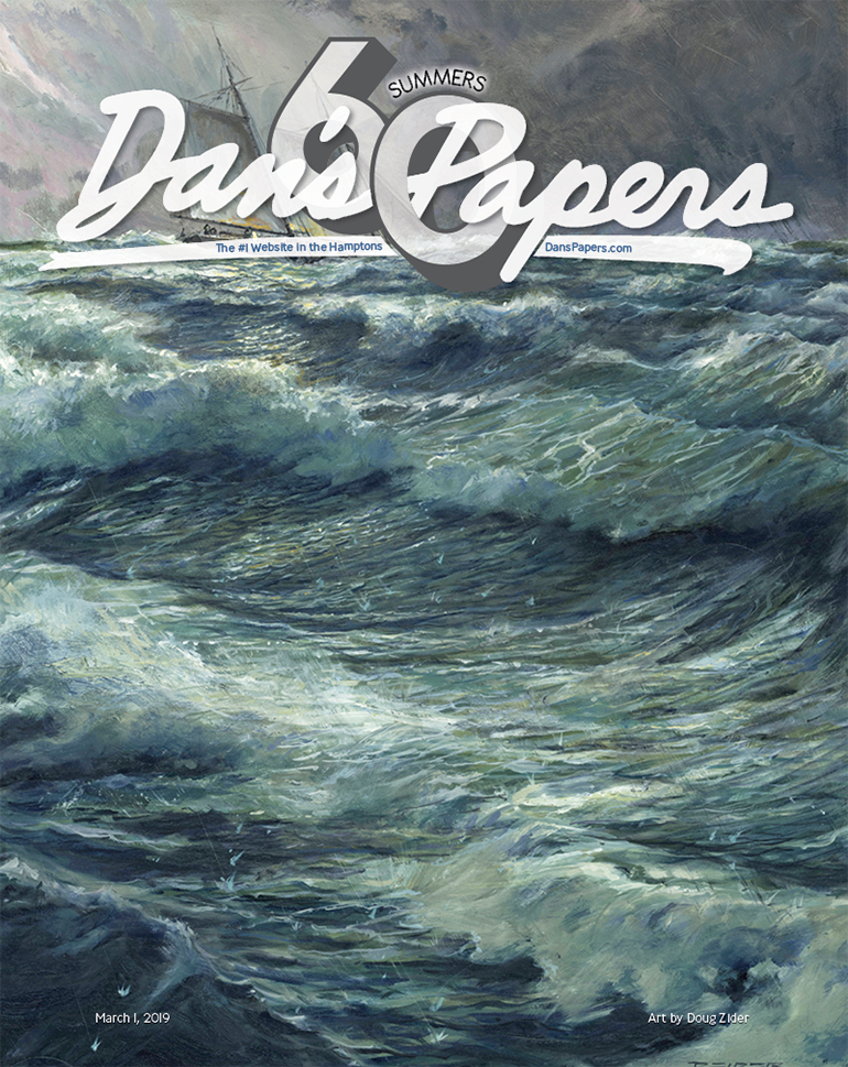 March 1, 2019 Dan's Papers cover art by Doug Zider "The Squall"