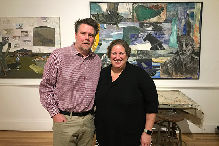Southampton Arts Center Executive Director Tom Dunn and Artistic Director Amy Kirwin