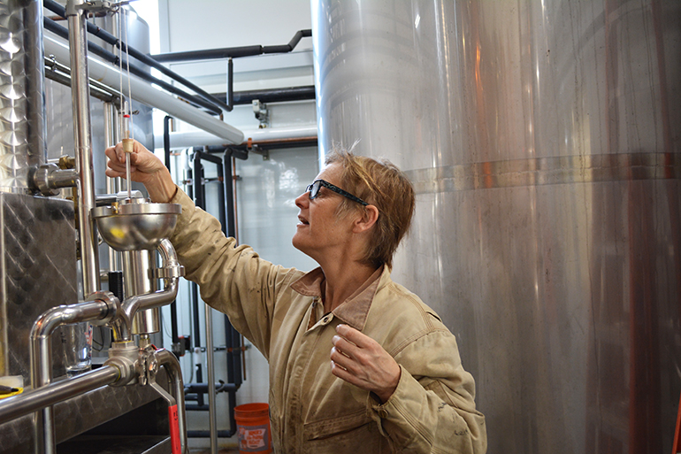 Marilee Foster of Sagaponack Farm Distillery, Photo: Stacy Dermont