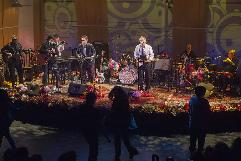The "Beatles" perform early Beatles hits and the entirity of the Sgt. Peppers Lonely Heart Club Band at the Bay Street Theater on Satirday, February 4th, 2017