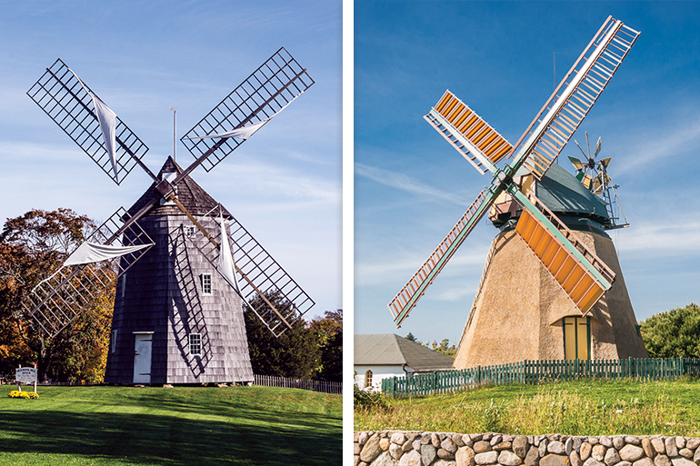 Comparison of English and Dutch windmills