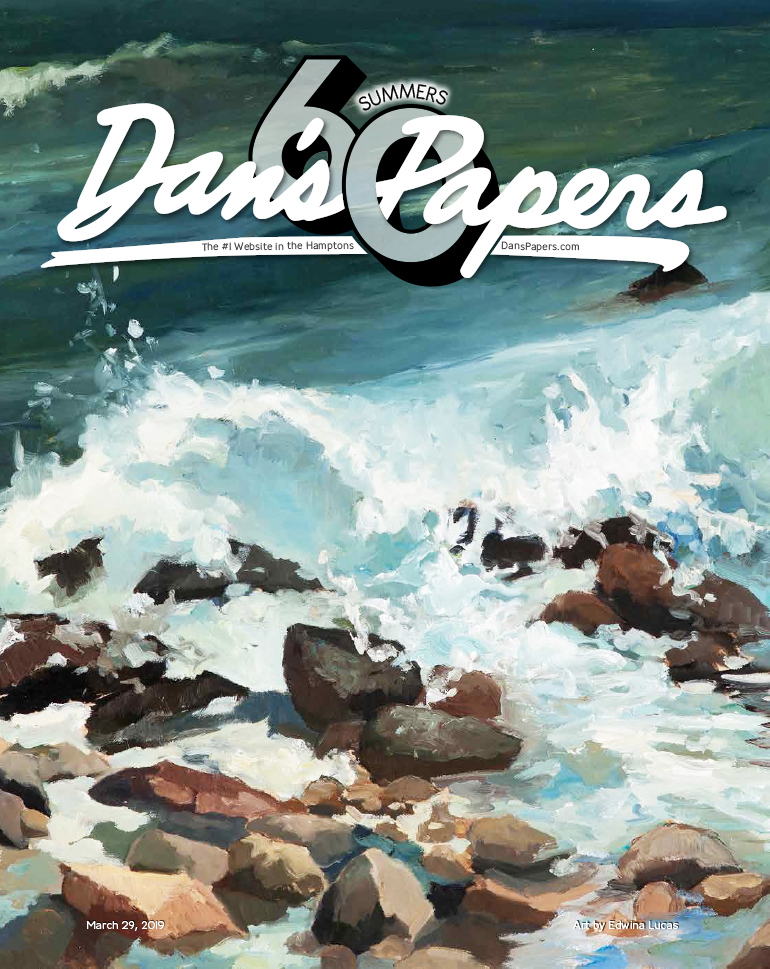 March 29, 2019 Dan's Papers cover art by Edwina Lucas