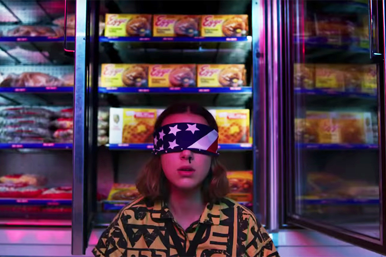 Millie Bobby Brown as Eleven in the 'Stranger Things Season 3 trailer, Netflix