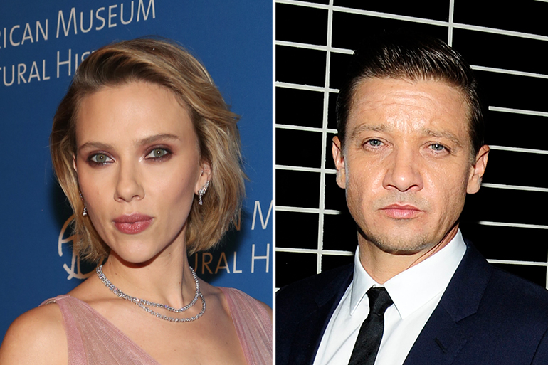 Scarlett Johansson seriously thinks she looks like Jeremy Renner? Photos: ©PATRICKMCMULLAN.COM