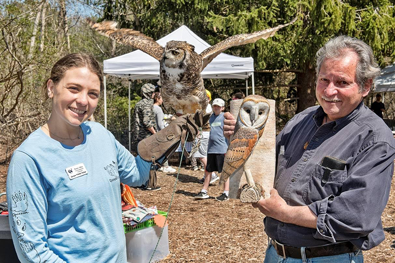 Renee and Matt DiBernardo, Photo: Courtesy Quogue Wildlife Refuge