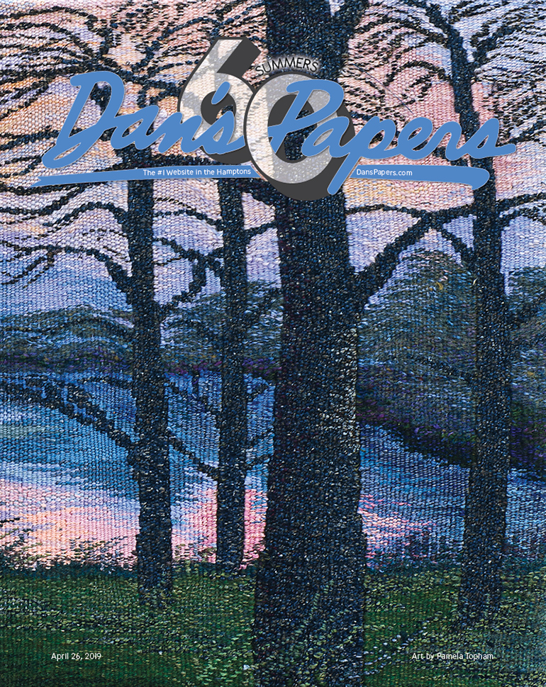 April 26, 2019 Dan's Papers cover art "Lise's Morning" by Pam Topham