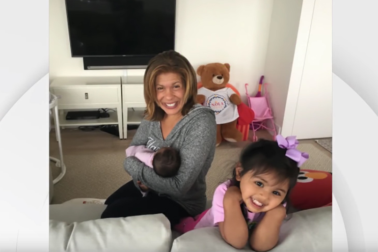 Hoda Kotb shows off her kids on the Today Show