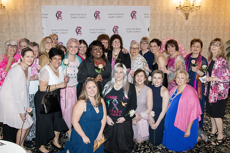 Cancer survivors group photo