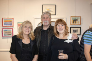 Artist Geralyne Lewandowski, artist Jim McGarvey, Ellen McGarvey