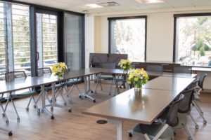 Multi-purpose conference room and yoga space