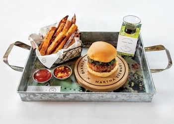 Martha Stewart Burger at Freds at Barneys NY