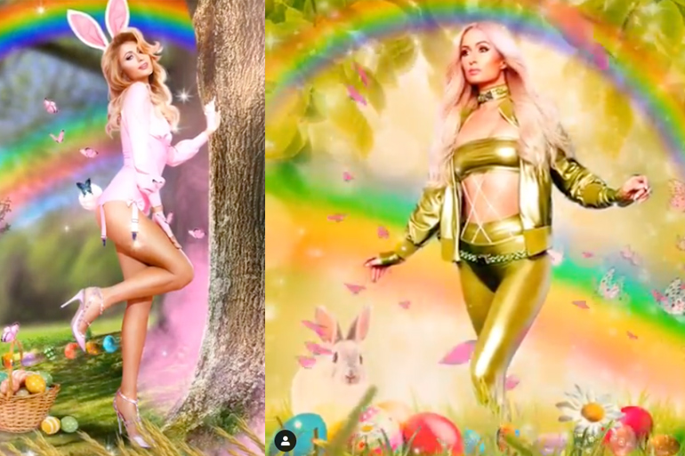 A preview of Paris Hilton's Easter videos