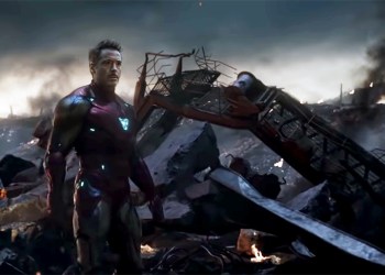 Robert Downey Jr. as Iron Man in the new 