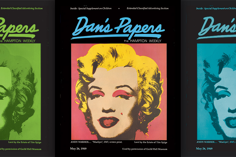 1989, May 26 Andy Warhol Marilyn Monroe Dan's Papers cover art