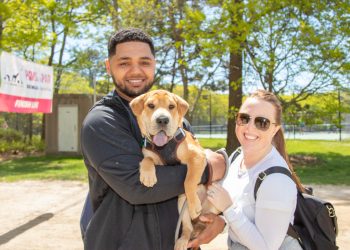 Nick and Ashley Lynch with Teddy, 5 months old