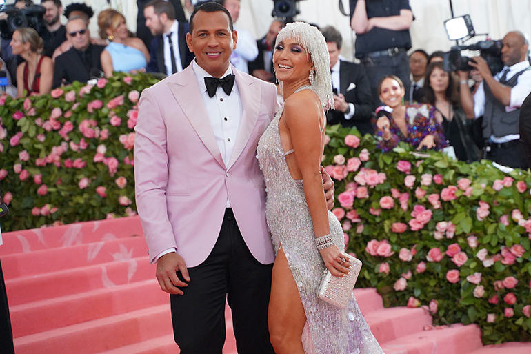 A-Rod and Jennifer Lopez at the Met Gala